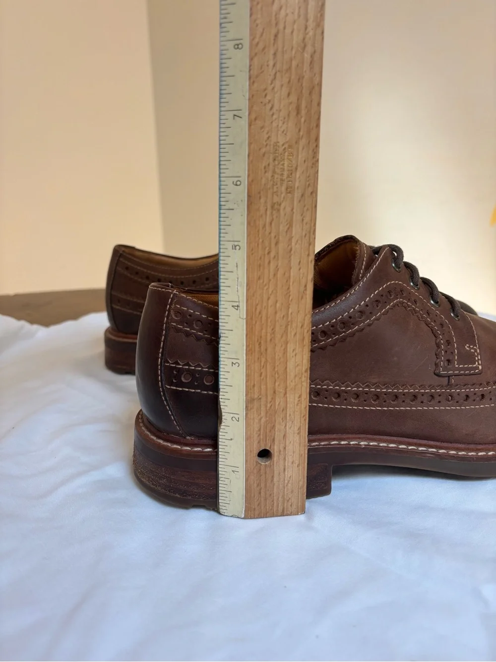 Sperry Gold Cup - Brown Wingtip Brogue Leather Dress Shoes - Men’s US Size 10.5M